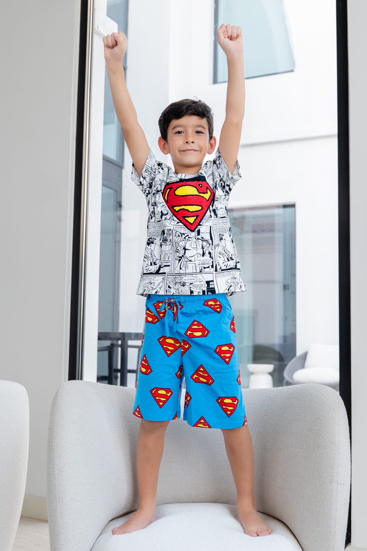 COMIC SUPERMAN Детская пижама с шортами