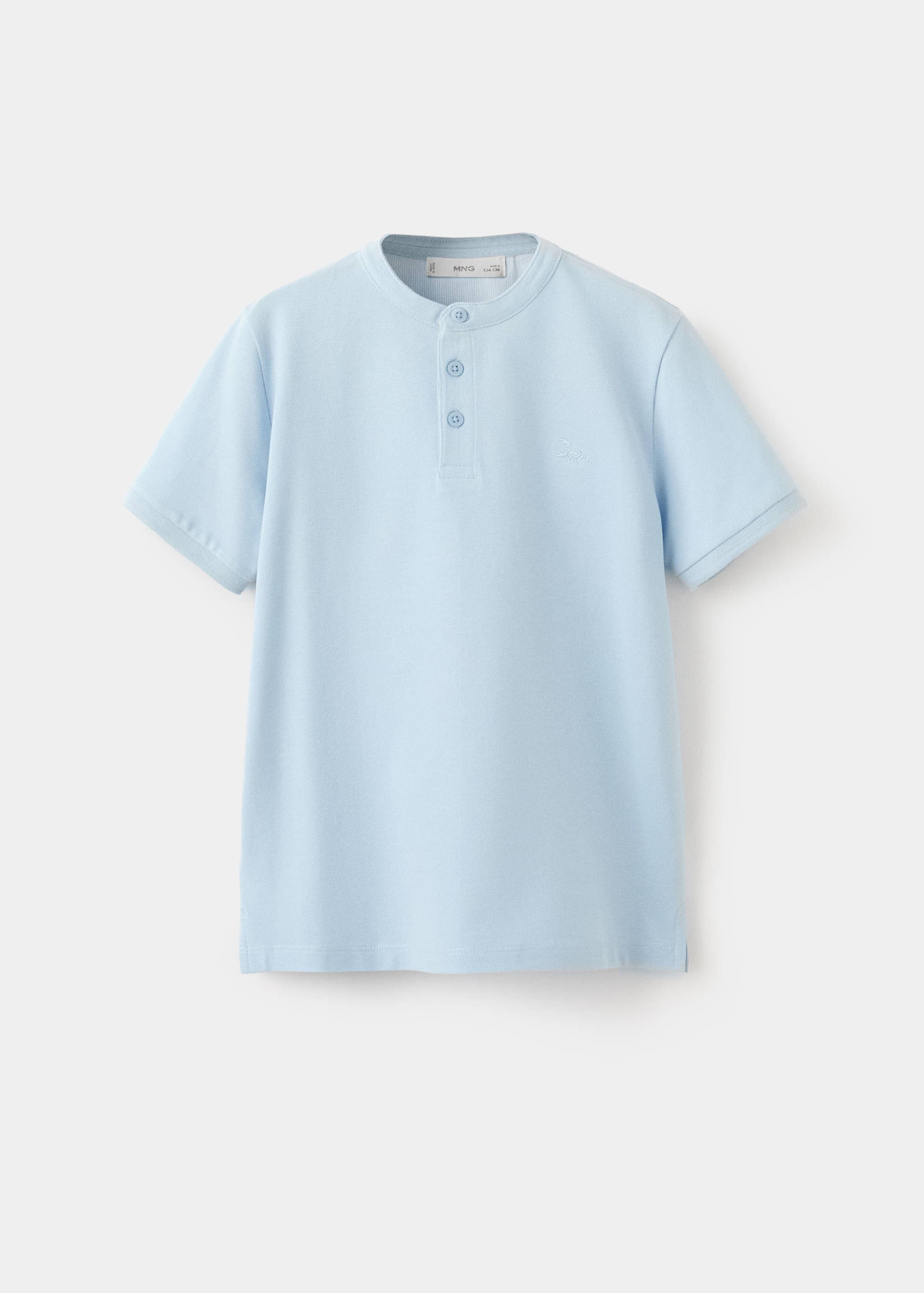 Поло с воротником button-down