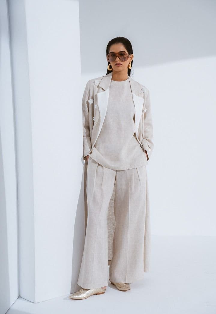Абая макси с поясом