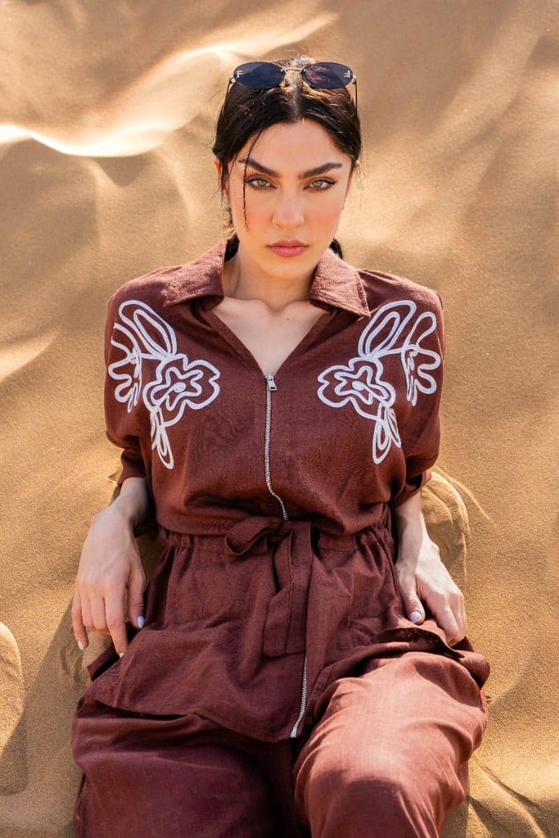 LINEN EMBROIDERY Топ