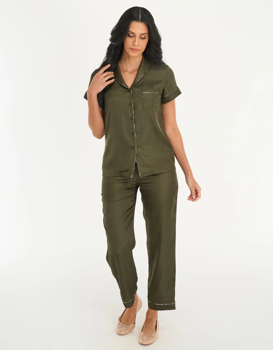 JACQUARD SATIN Пижама