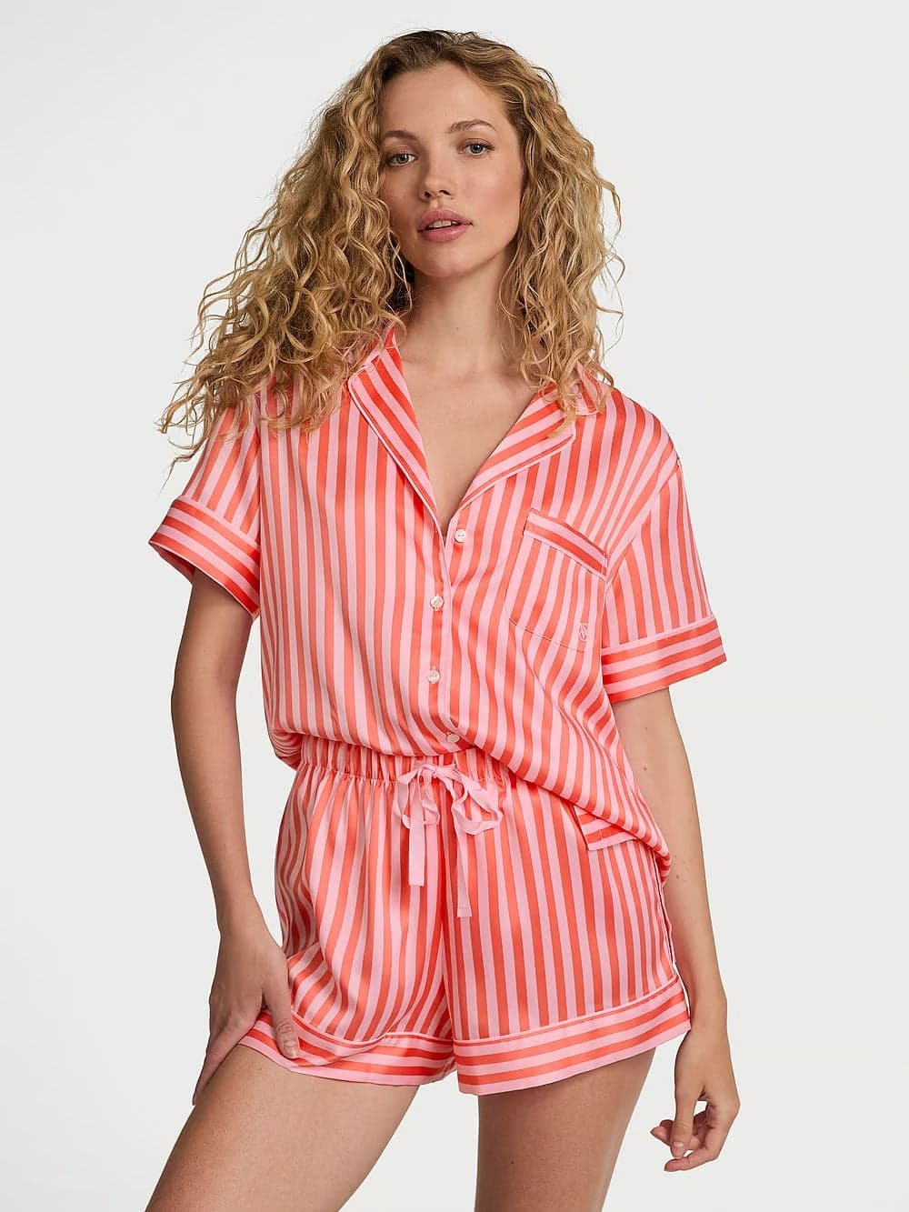 GLAZED SATIN Пижама с шортами