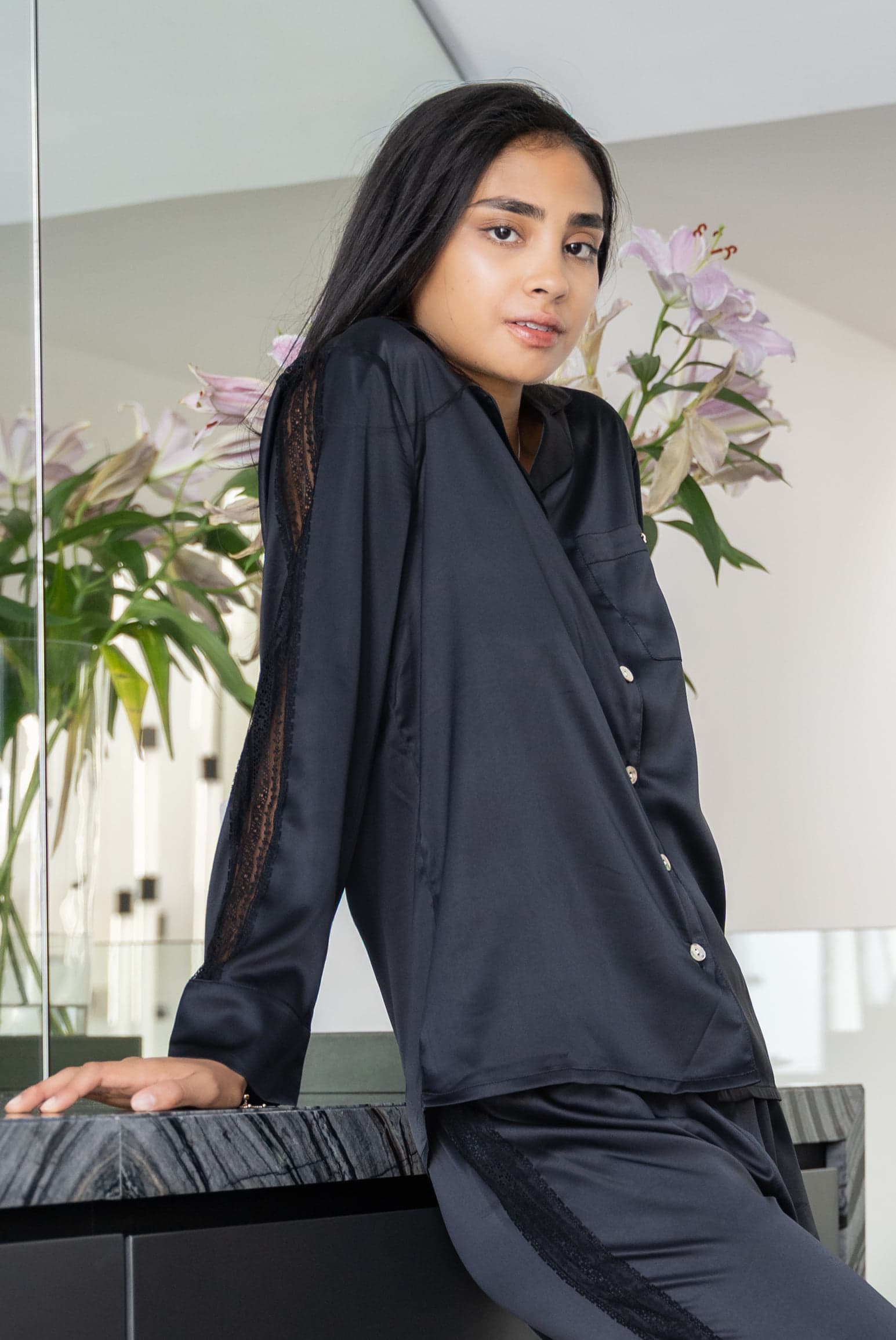 LACE BUTTON Пижама
