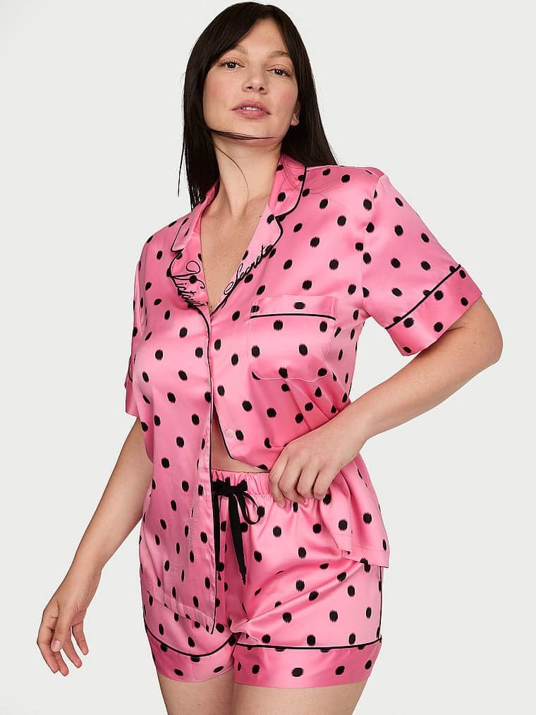 SIGNATURE SATIN Пижама с шортами