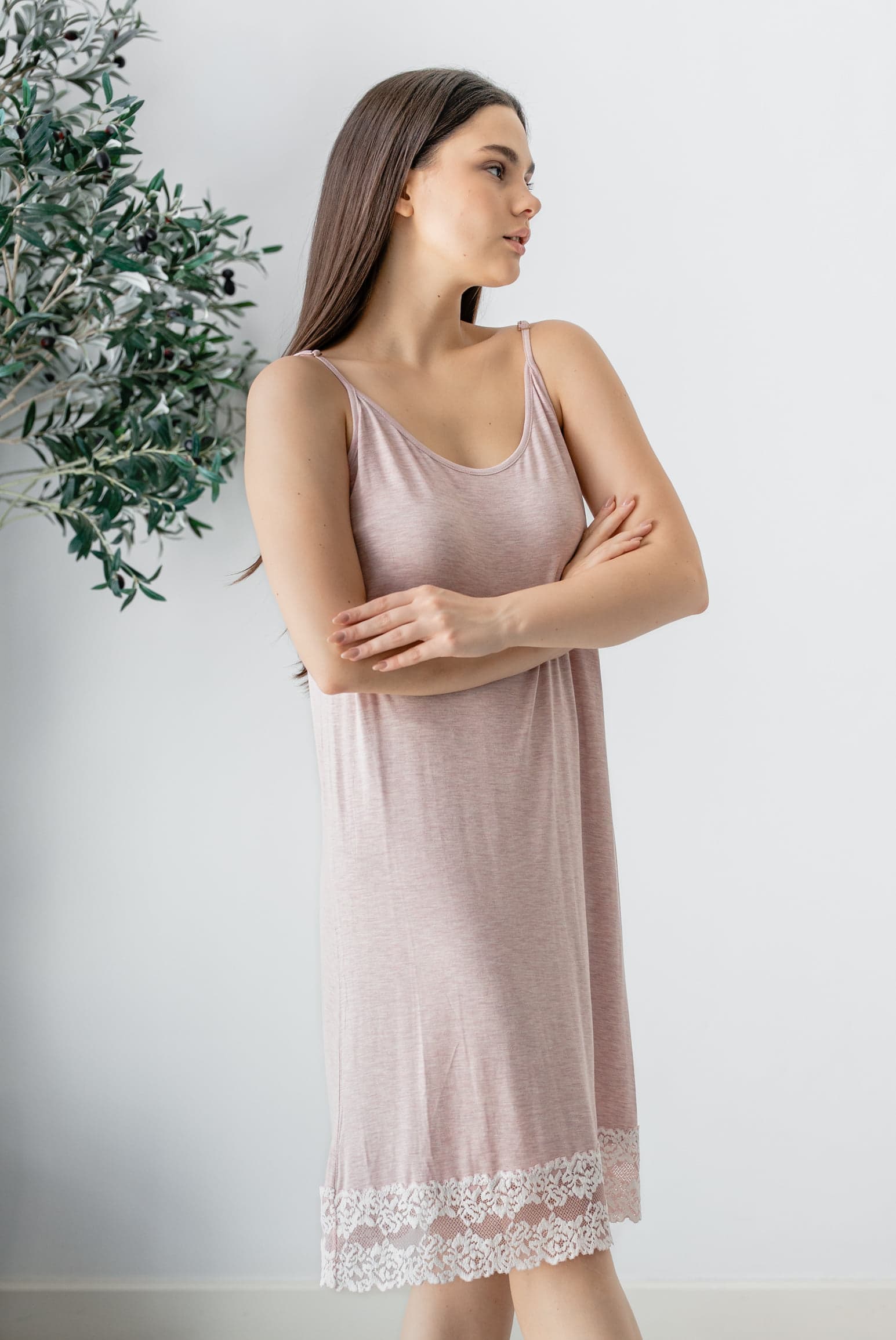 MELANGE LACE Сорочка