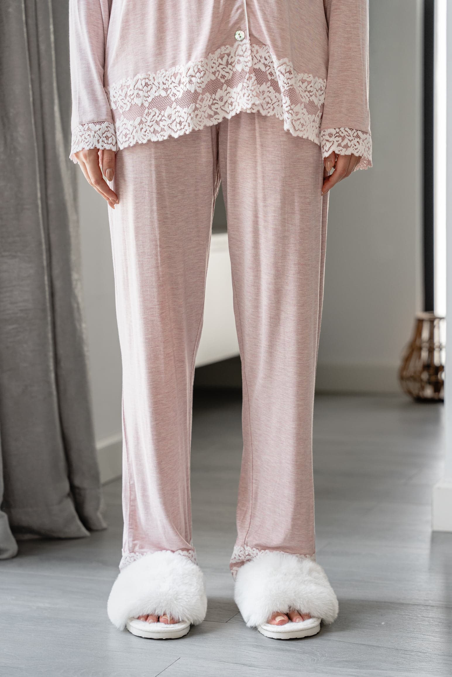 MELANGE LACE Брюки