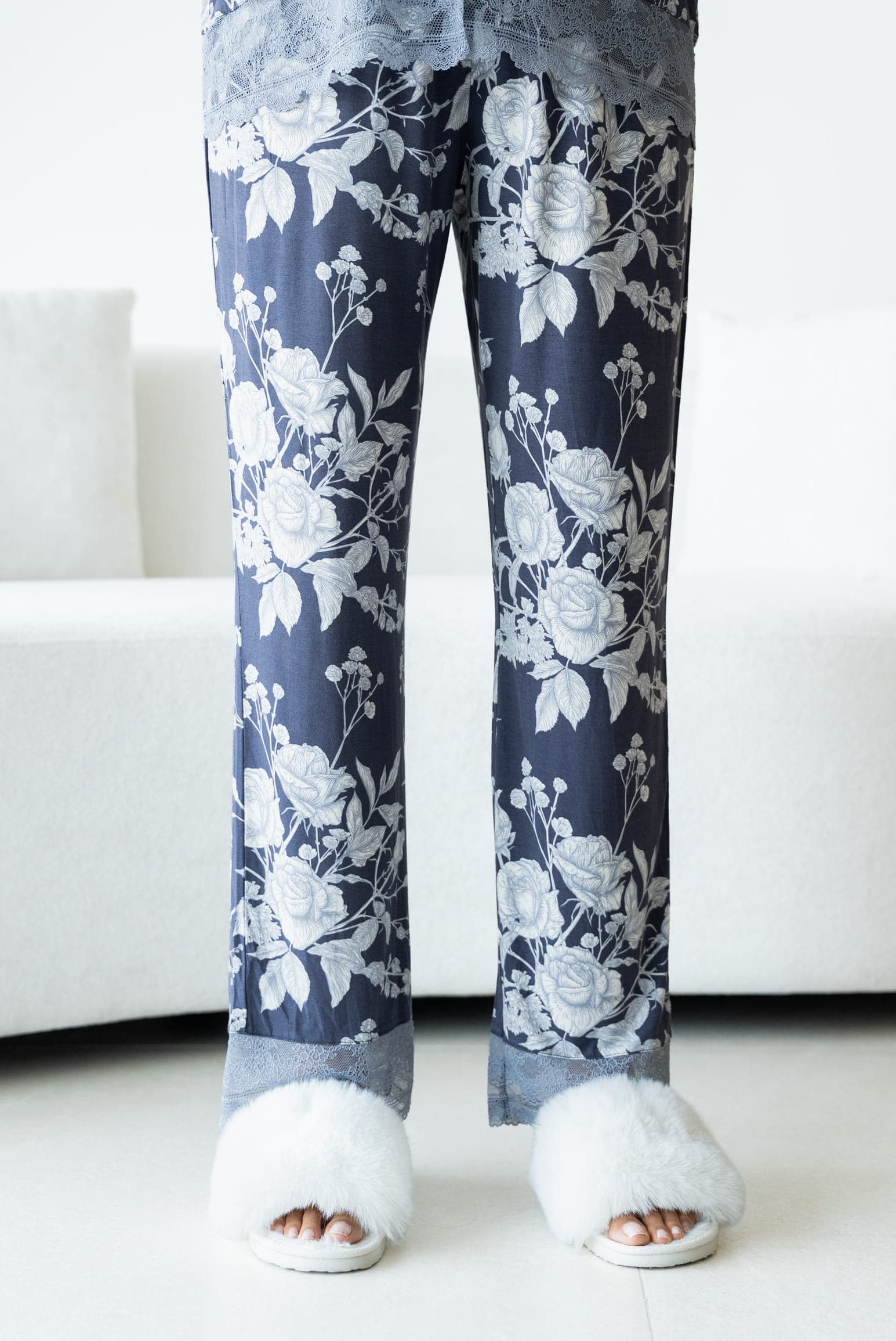 PLUM FLORAL Брюки