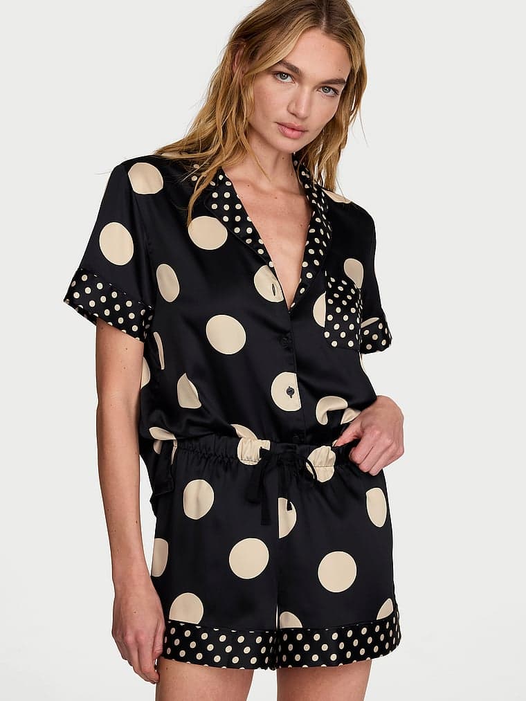 SIGNATURE SATIN Пижама с шортами