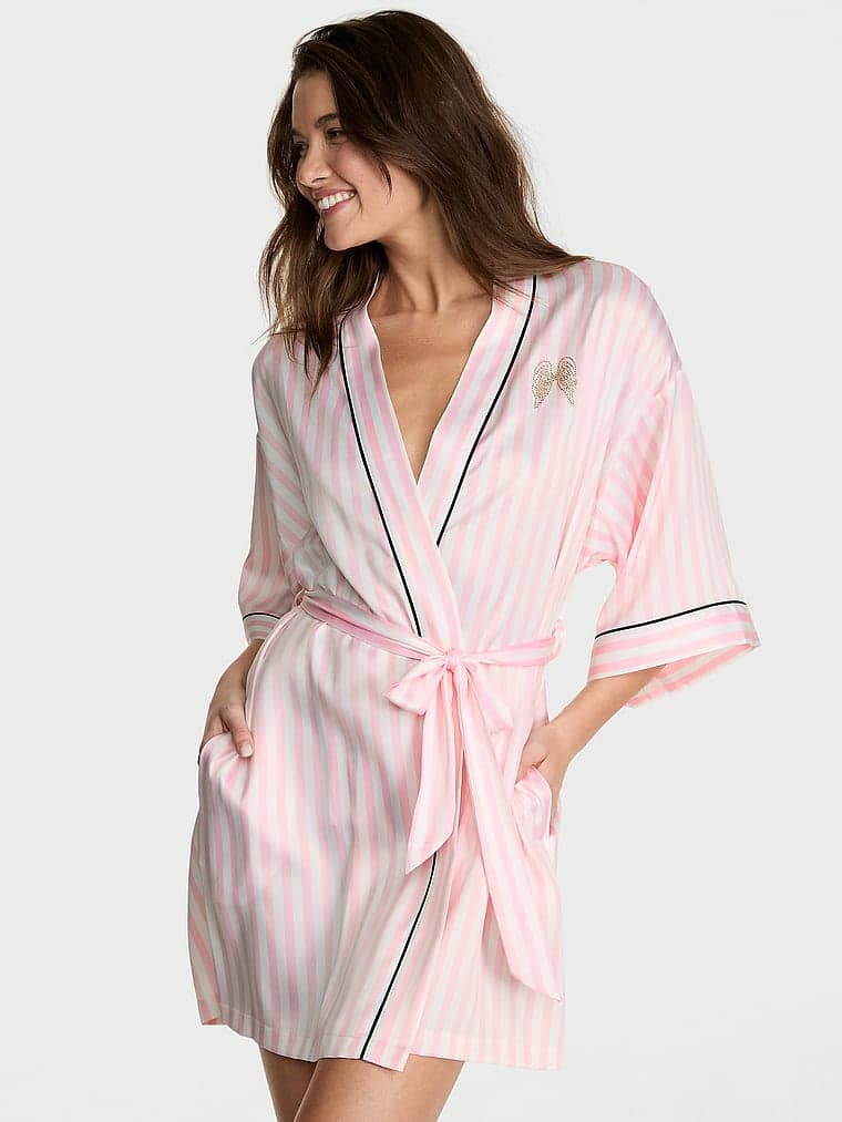 SIGNATURE SATIN Короткий халат