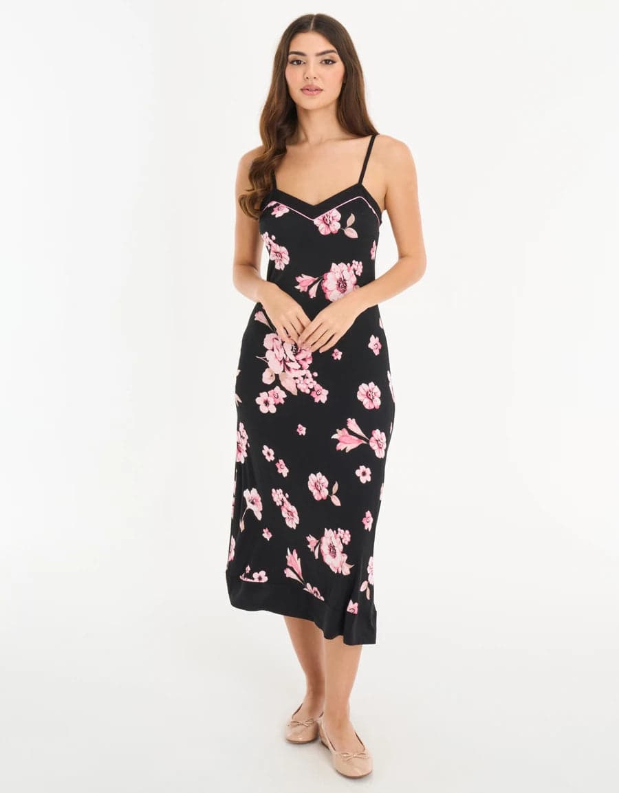 FLORAL PRINT Длинная ночная сорочка