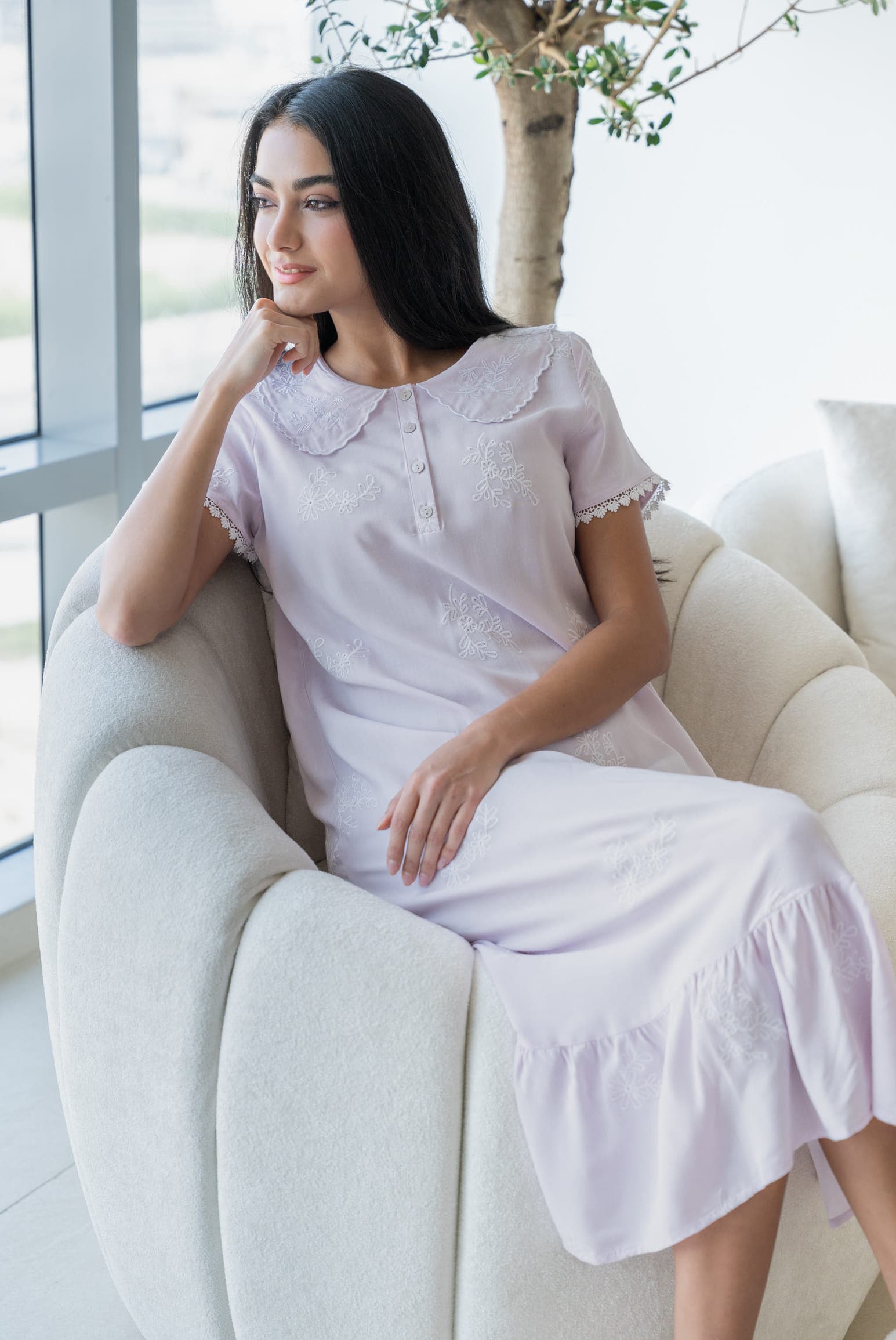 EMBROIDERED Ночная рубашка