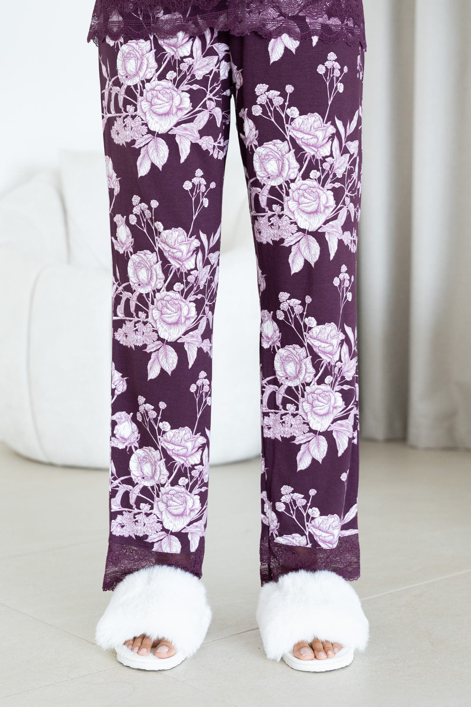 PLUM FLORAL Брюки