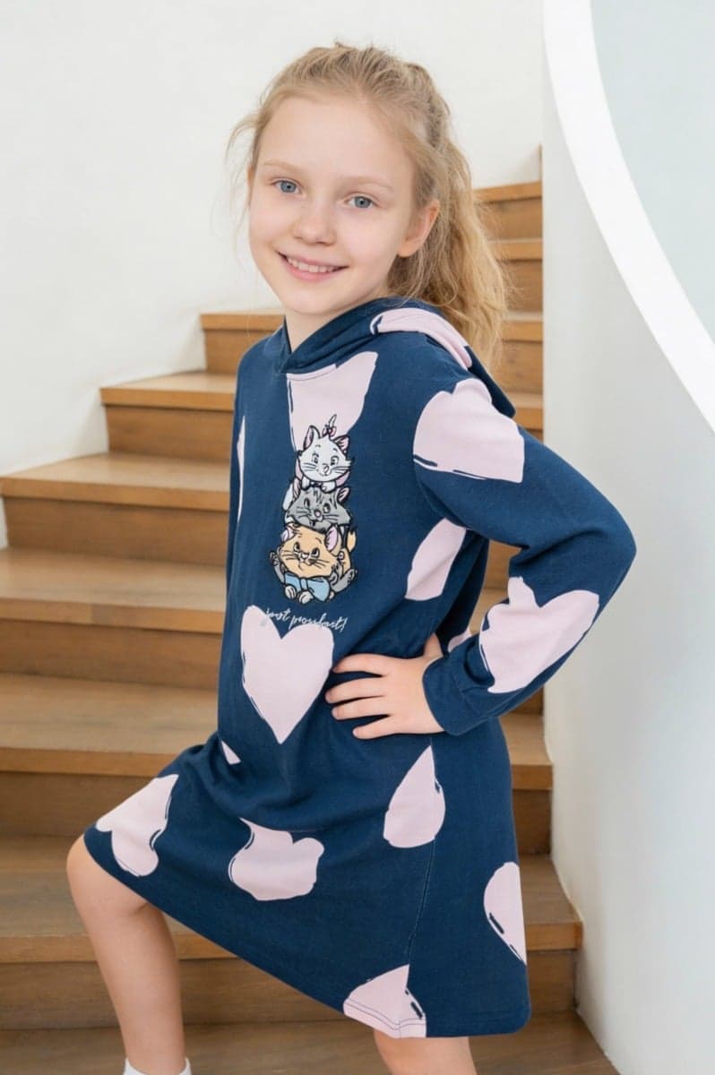 ARISTOCATS HOODED Детская ночная рубашка