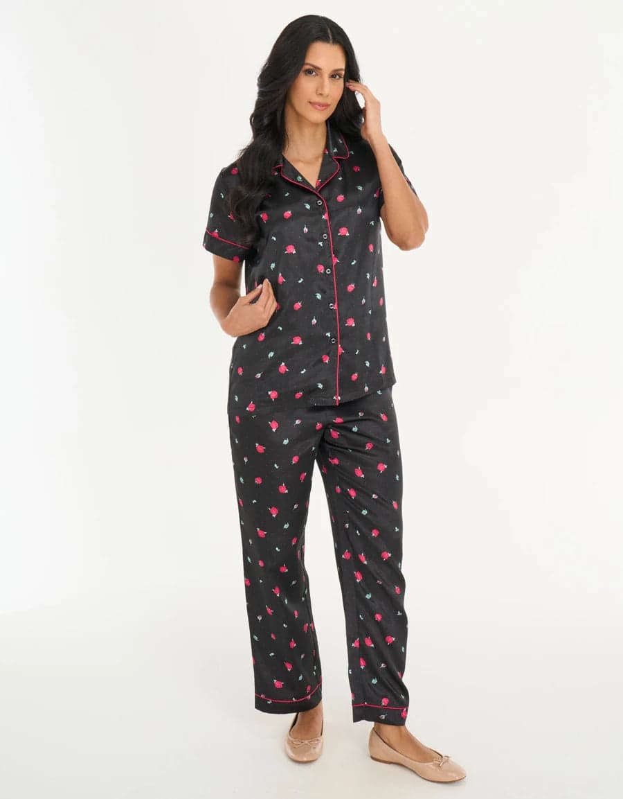 FLORAL PRINT SATIN Пижама