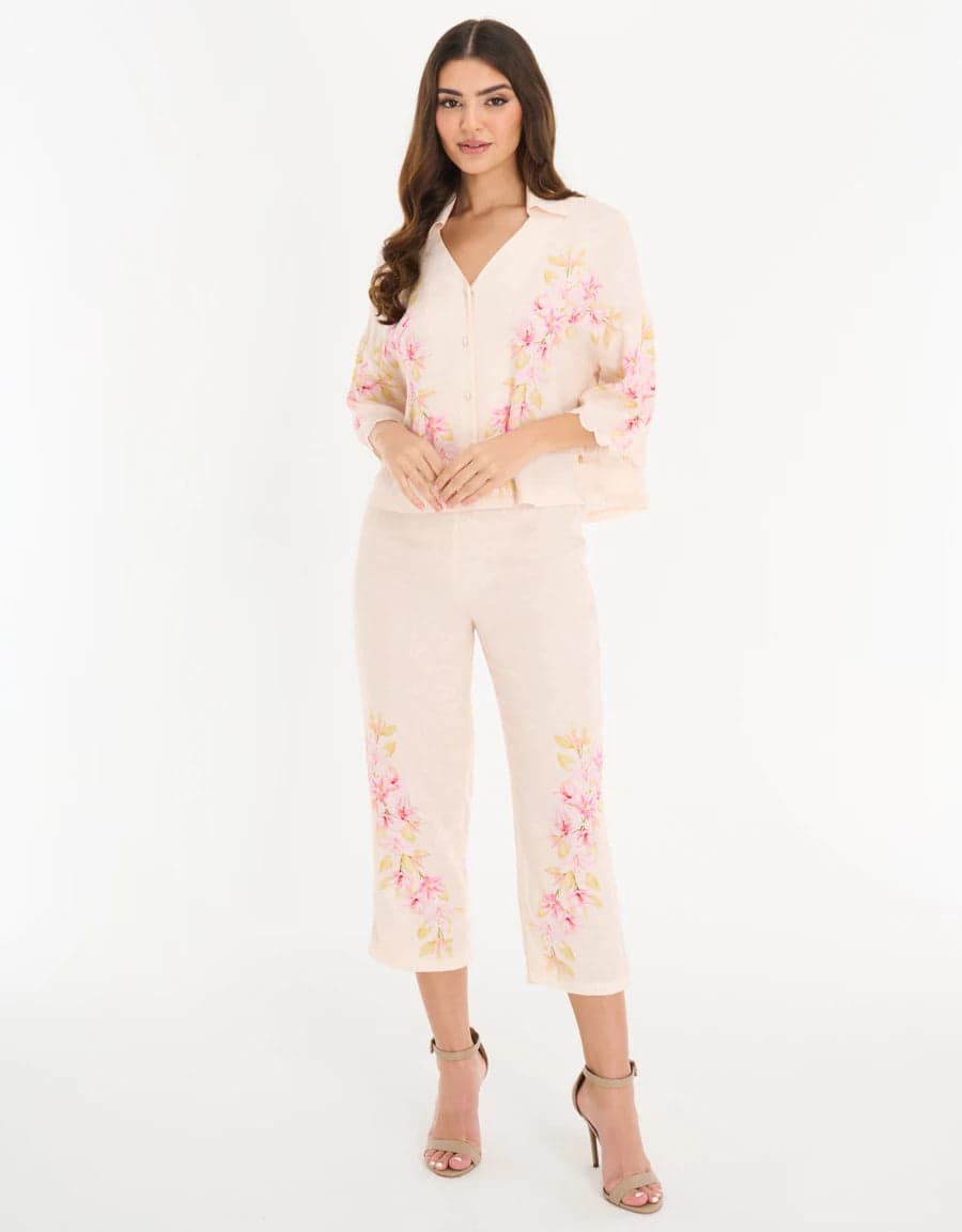 FLORAL PRINT JACQUARD Пижама