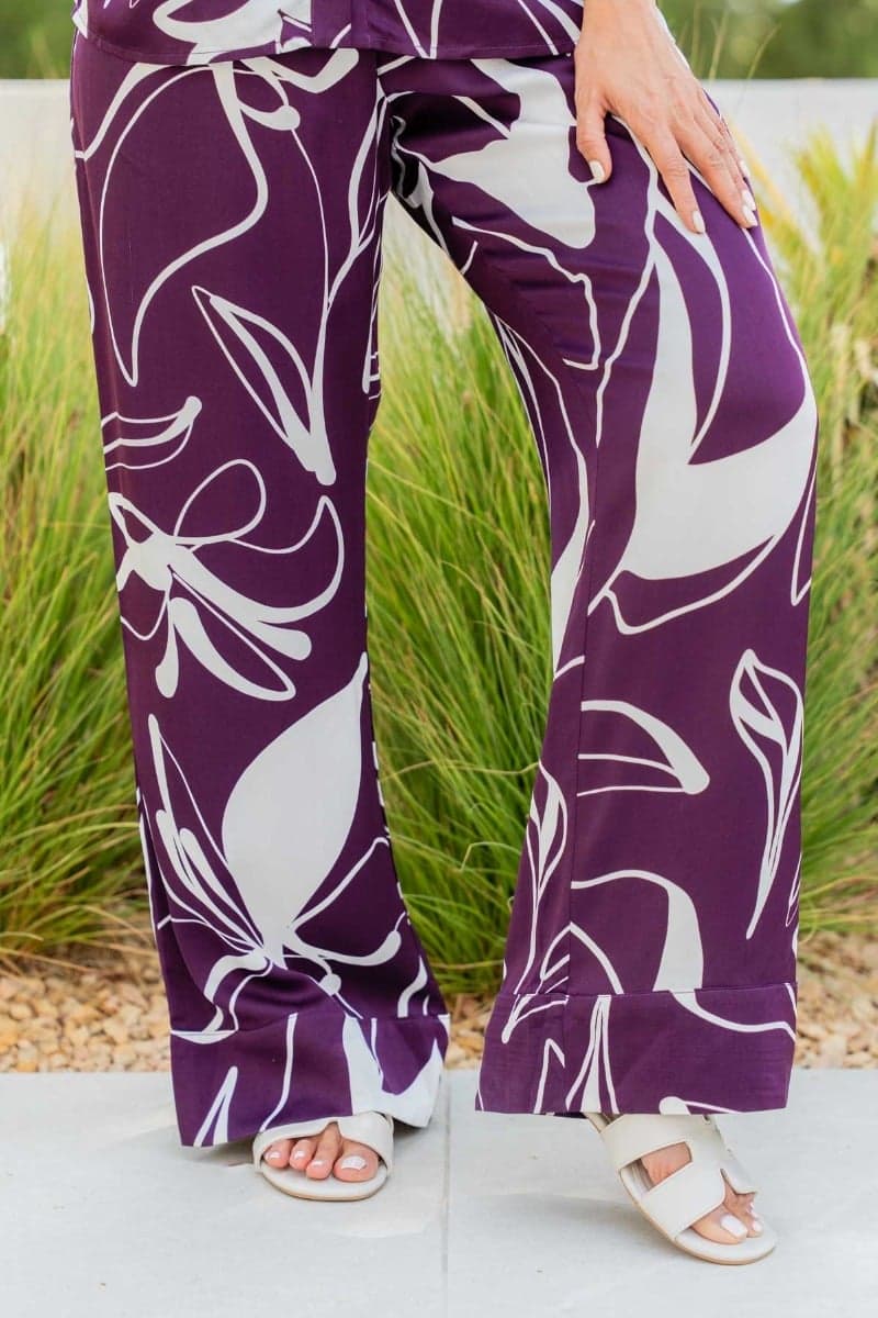 ABSTRACT FLORAL Брюки