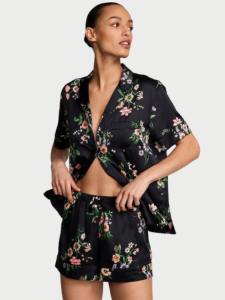 SIGNATURE SATIN Пижама с шортами