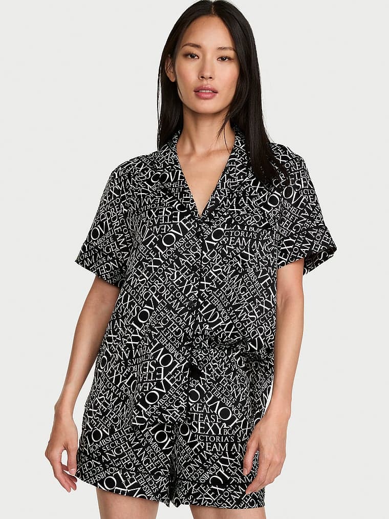 SIGNATURE SATIN Пижама с шортами