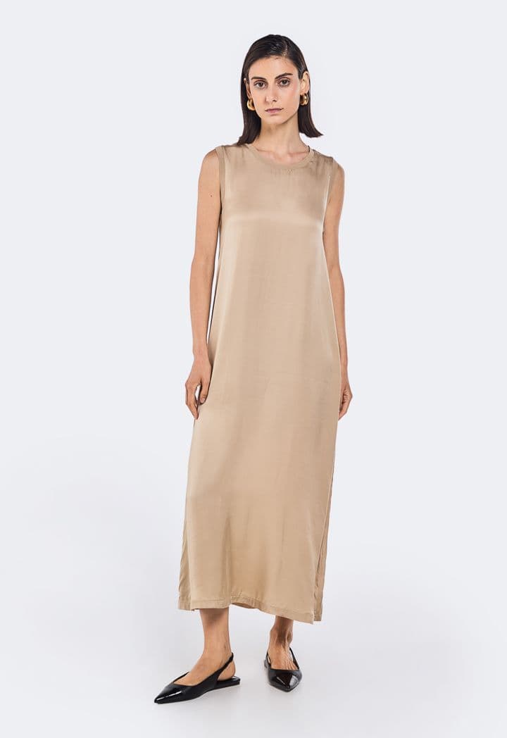 Платье макси А-силуэта