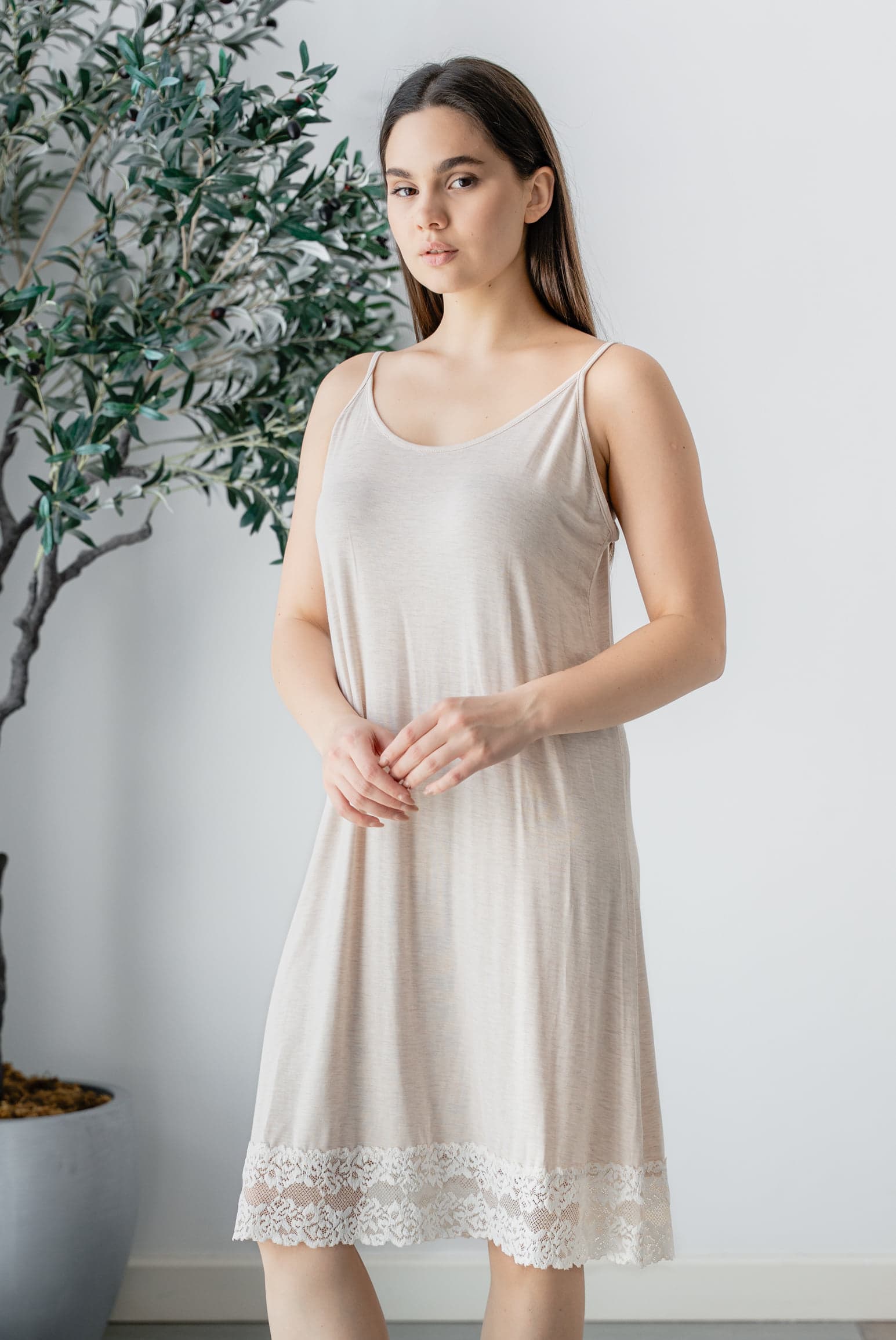 MELANGE LACE Сорочка