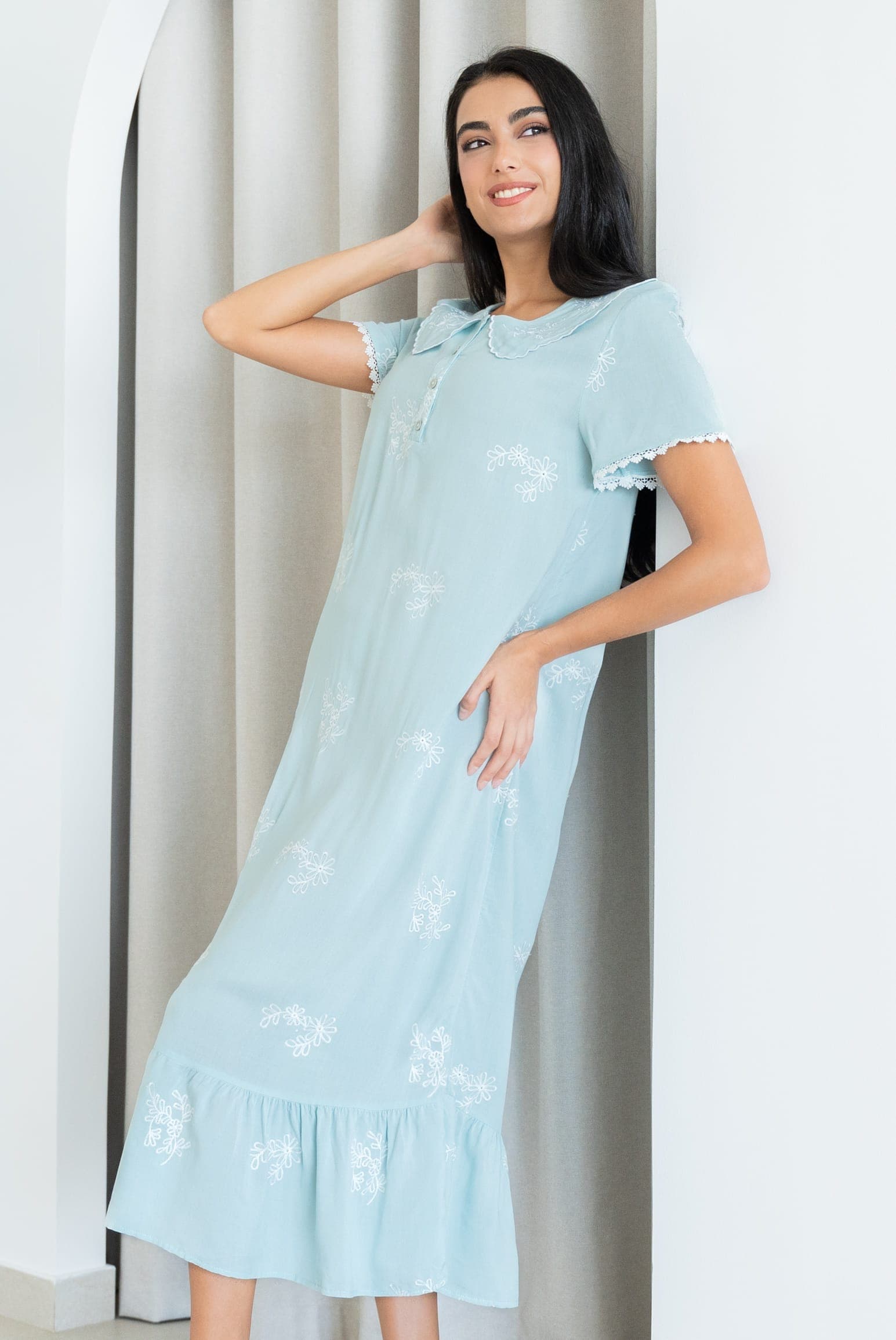 EMBROIDERED Ночная рубашка