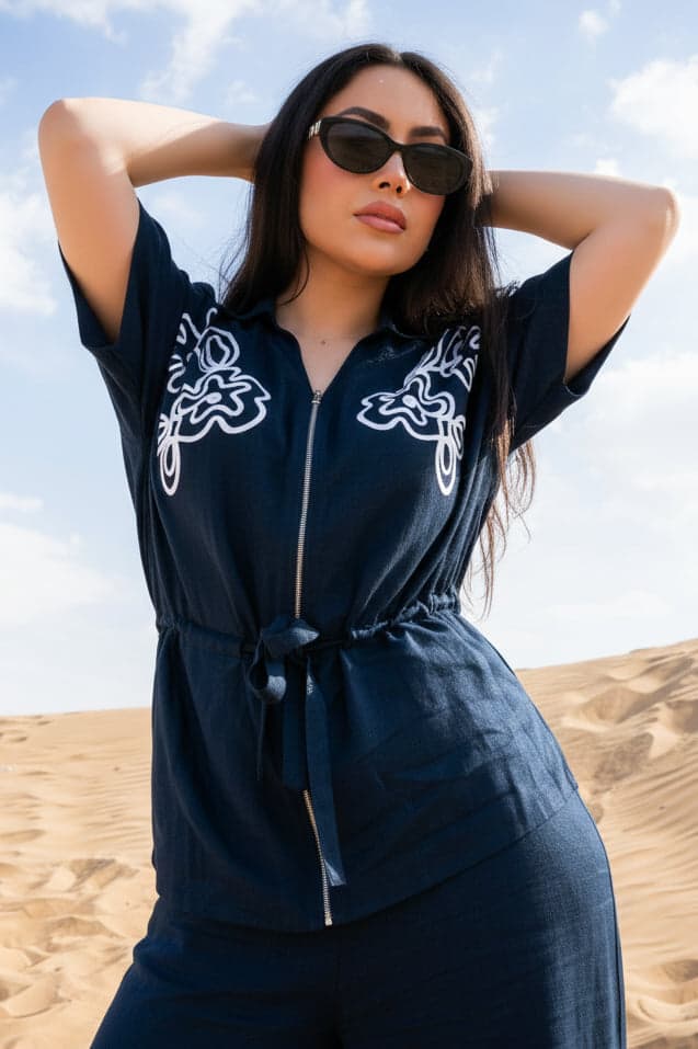 LINEN EMBROIDERY Топ