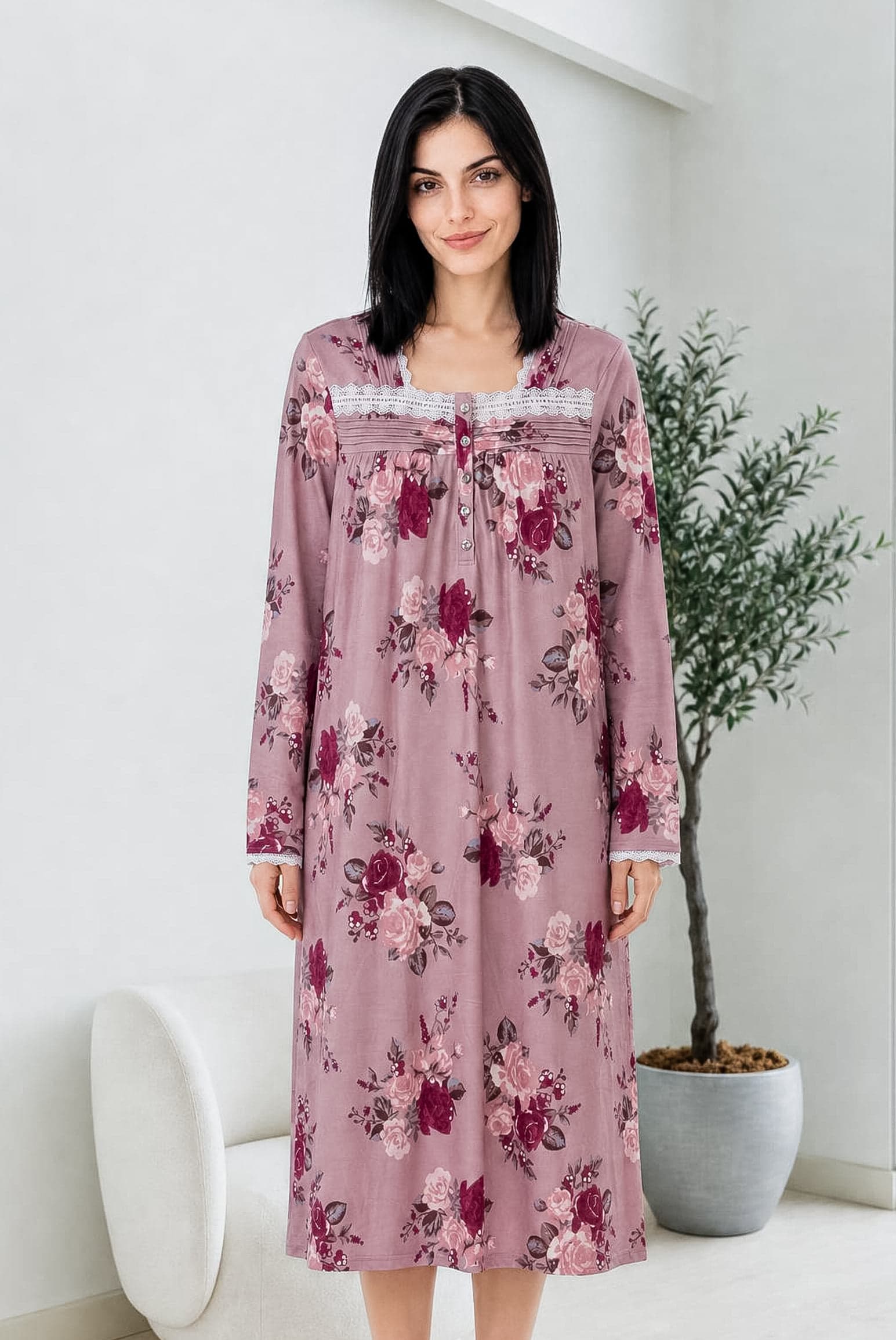 FLORAL PRINT Ночная рубашка
