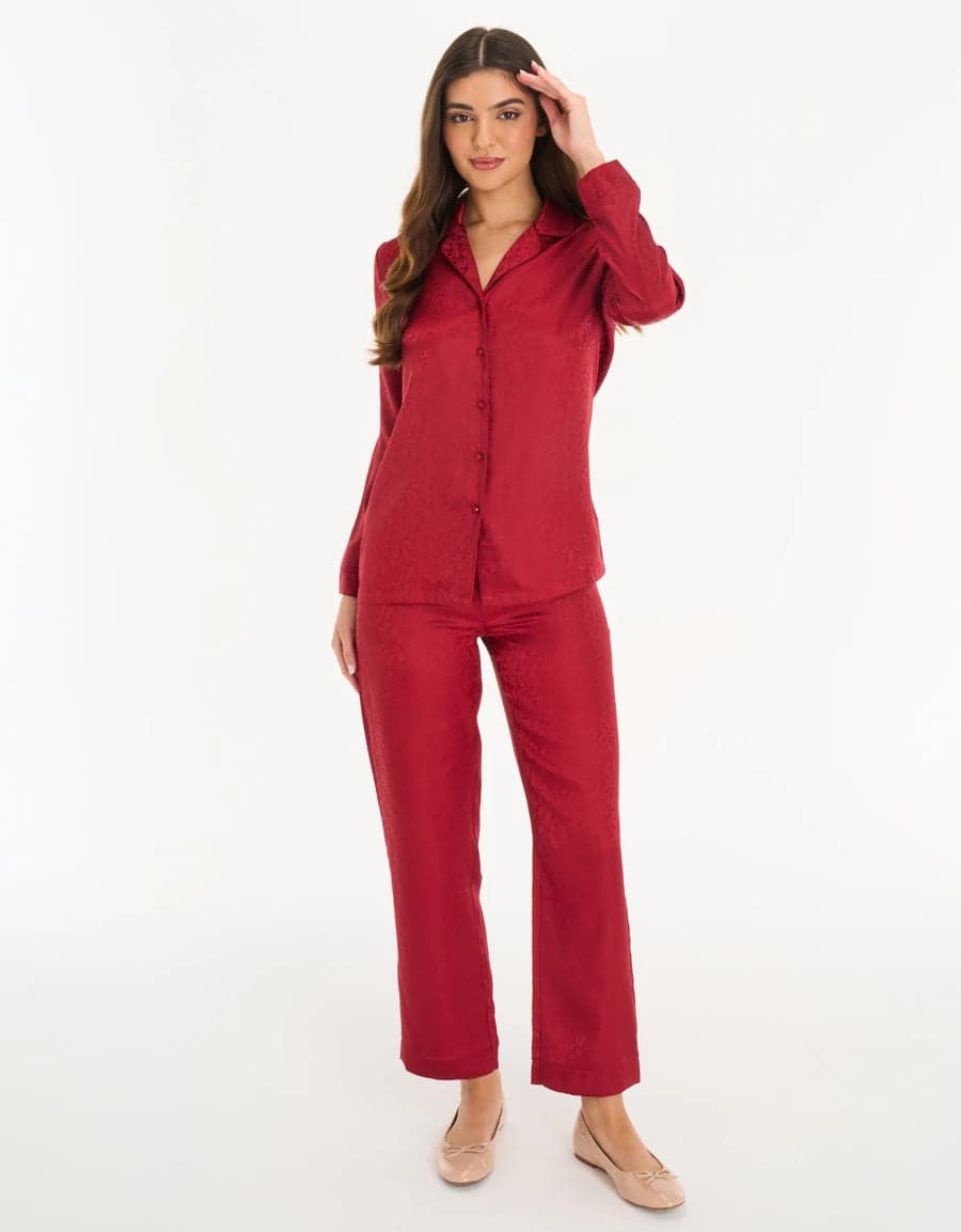 JACQUARD SATIN Пижама