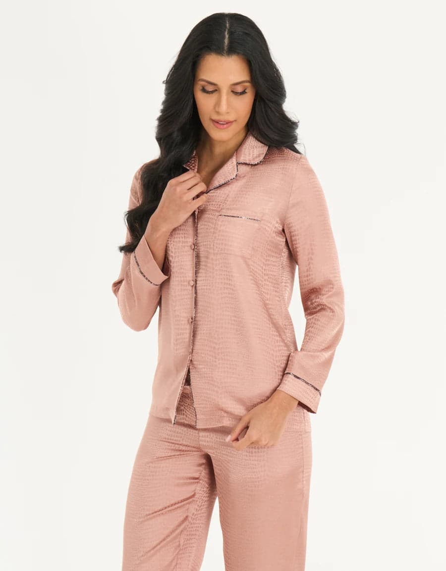 JACQUARD SATIN Пижама