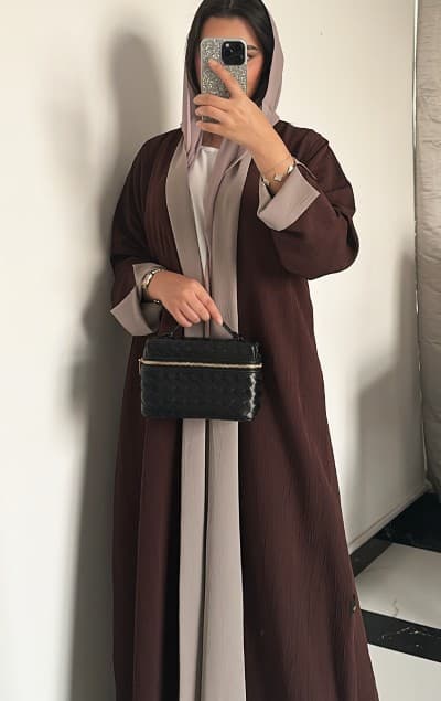 Двусторонняя открытая абая