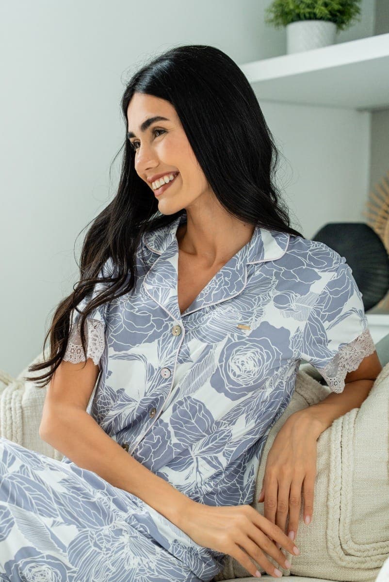 LACE FLORAL Рубашка