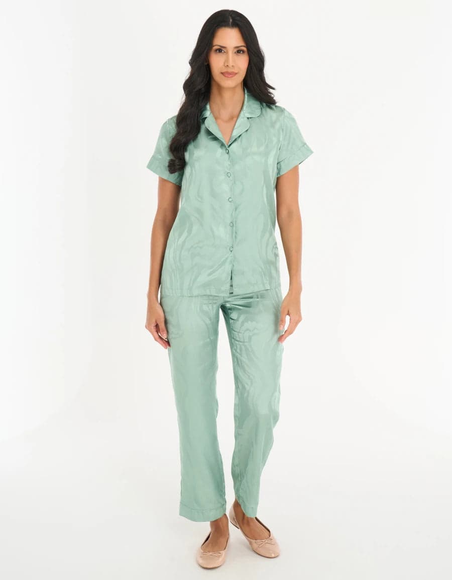 JACQUARD SATIN Пижама