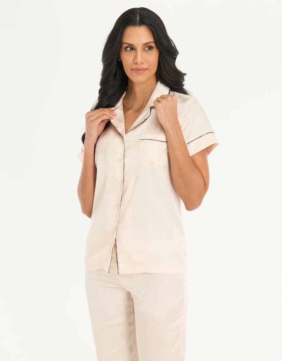 JACQUARD SATIN Пижама