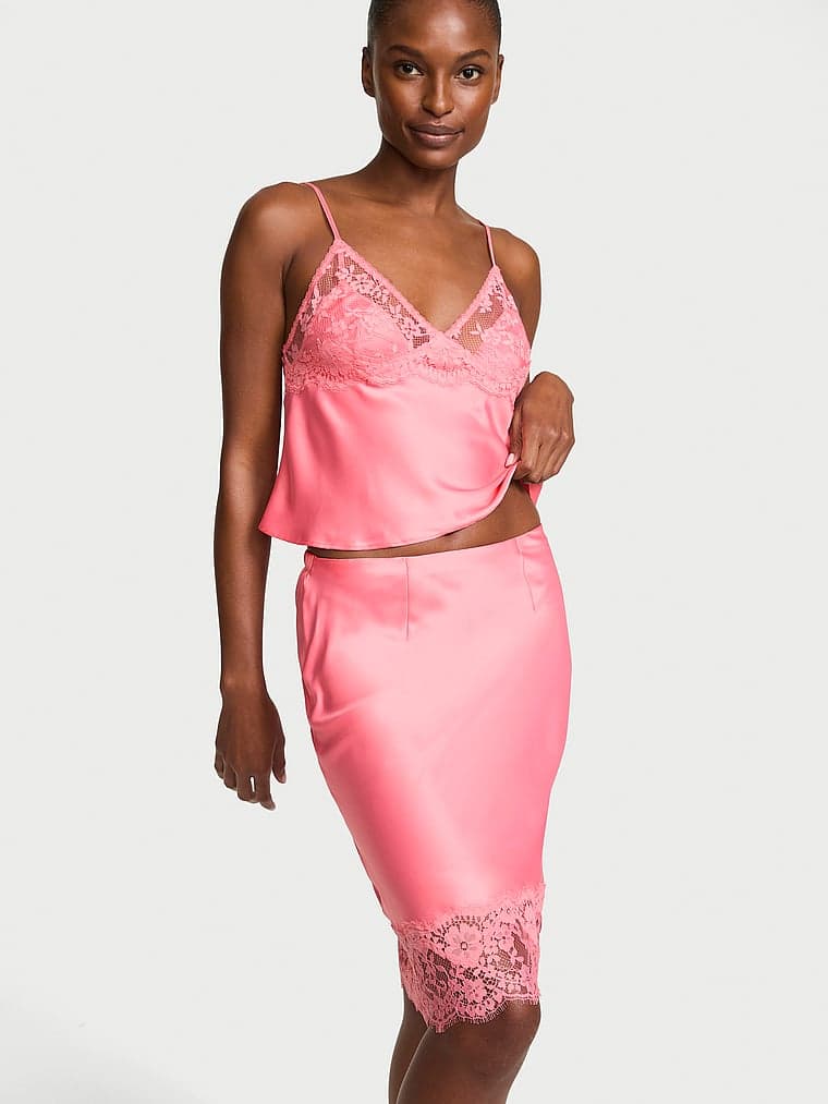 SATIN LACE Юбка